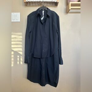 Lululemon women’s lab black shirt dress